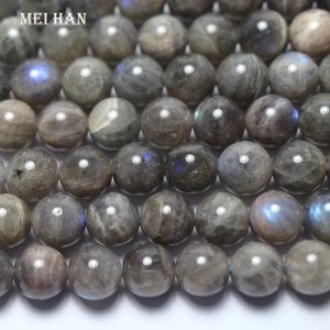 Lucite Meihan natuurlijke Madagascar labradoriet 7,58 mm gladde ronde losse kralen voor het maken van sieraden