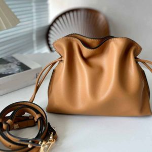 Lucky Bag Handtas Designer Schoudertassen Effen Koeienhuid Lederen String Cross Body Purse Hasp Pouch Verwijderbare Schouderriem Vrouwen Handtassen Hoge Kwaliteit