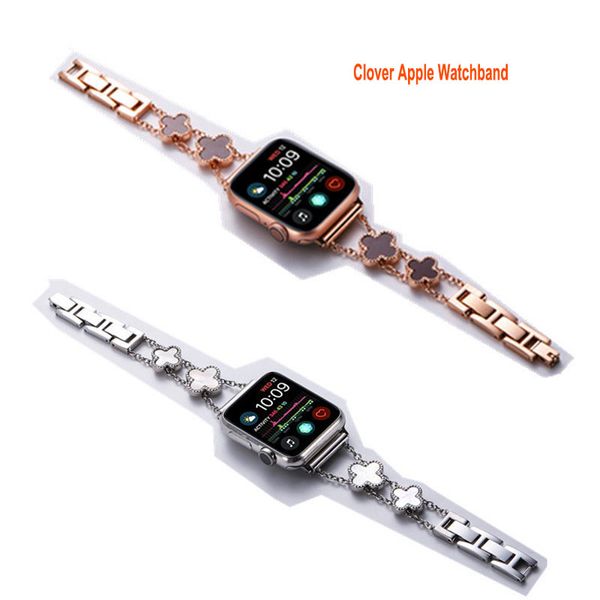 Lucky Clover Bracelets compatibles avec Apple Watch 38 mm 40 mm 41 mm 42 mm 44 mm 45 mm 49 mm Bracelets de rechange pour bracelet de sport pour iWatch Series Ultra 8/7/6/5/4 SE Femme