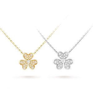 Lucky Necklace Cliff Diamond Heart Necklace Designer sieradenmerk voor damesfeestelijke kerstcadeaus