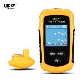 Lucky FFW1108-1 FFCW1108-1 Fish Finder Portable Echo Sounder Wireless Range 400FEET120M TACLE DE PISCE ELECTRONIQUE 240229