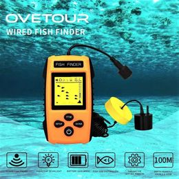 LUCKY Sonar Visserijwaarschuwing Fishfinder Onderwater Echolood Detector Draagbaar 240104