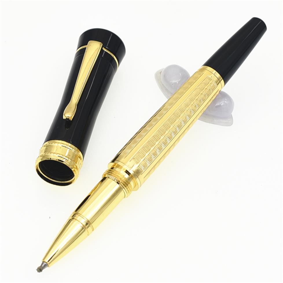 Lucky Star Series High Qualit Unique Ballpoint Pen Made of Grade Harts Metal Rose Gold Clip Style Office School Supply Present Pens294s