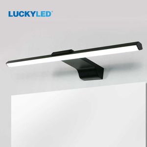 LUCKYLED, luz Led para baño, lámpara de pared para espejo, 8W, 12W, AC85-265V, accesorio de iluminación de montaje en pared, lámparas de pared modernas para sala de estar, dormitorio, 210724