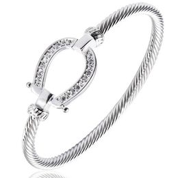 Luckyshine 6 stuks unieke antieke witte zirconia 925 sterling zilveren open armbanden Rusland Australië VS armbanden armbanden Jewelr1744