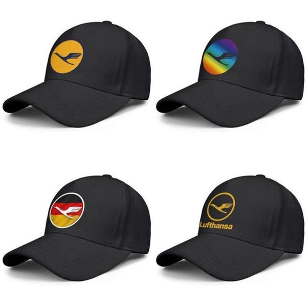 Lufthansa Airline symbole logo hommes et femmes casquette de camionneur réglable design équipe sportive casquettes de baseball élégantes drapeau allemand Logo Gay 304U
