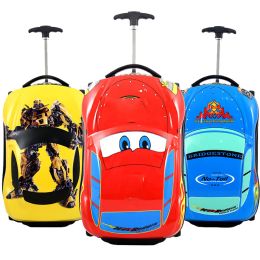 Bagages 3d car kids valise set set de voyage bagages enfants de voyage