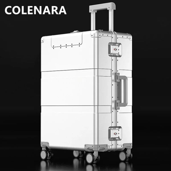 Bagages Colenara roulant à bagages pour hommes en aluminium complet en aluminium en aluminium en aluminium complet 20 