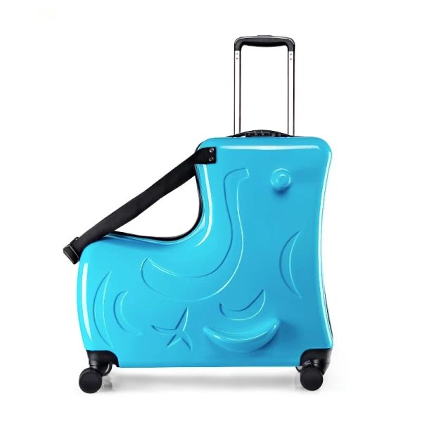 Equipaje Lindo Pony Cartoon Children Rolling Luggage Spinner Made Wheels Estudiantes Multifunción Trolley Kids Travel Bag