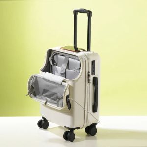 Bagage EXBX Travel Suitcase Draag de bagage Cabine Rolling Bagage Trolley Wachtwoord kofferzak met Wheels Business Lightweight