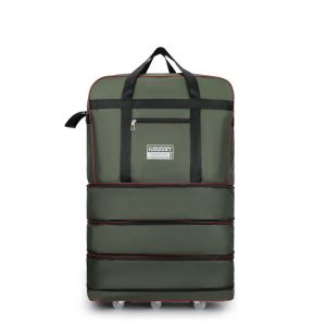 Bagage opvouwbare unisex universele wieltas uitbreidbare lage capaciteit bagagebakken met wielen dragen trolleydrager xm175