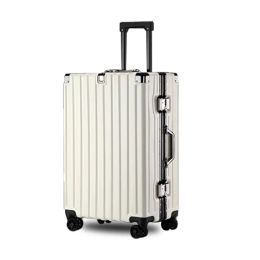 Bagage Hot Sale Bagage Silent Universal Wheel Pull Rod Pakcase Lichtgewicht Aluminium frame Trolley Case Large Maatje 20''24'3'30 '' inch