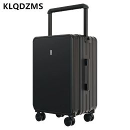 Bagage KLQDZMS 20 "22" 24 "26 inch reiskoffer Nieuwe algemene grote grotere largecapacity trolley case Business Boarding Box dames rollende bagage