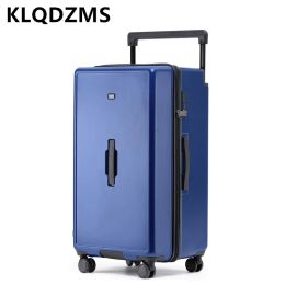 Bagage KLQDZMS 26 28 30 inch grote capaciteit brede trekstang Bagage Student Pull Rod Bagage Wachtwoord Travel Universal Wheel Suitcase
