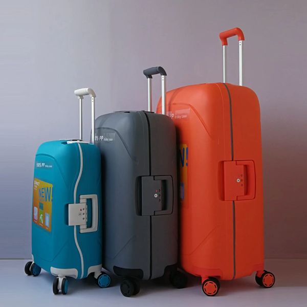 Luggage Luxury 100% PP Antiscraping Rolling Luggage Spinner Spinner Ultra Light Travel Travel Lugage Luggage 20 