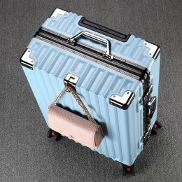 Bagages nouveaux arrivants sacs à bagages de roue universels muets multifonctionnels de 20 pouces de mot de passe d'étudiant des valises de voyage avec roues avec roues
