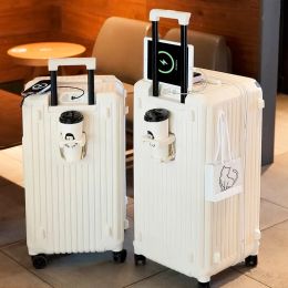 Bagage nieuwe mannen reiskoffer wachtwoord lock box multifunction trolley bagage 26/28/30/32/34/36 inch grote capaciteit rollende bagage