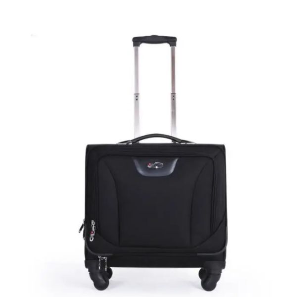 Bagages à bagages à bagages à bagages à bagages valises Spinner Spinner 18 pouces Cabin Baggage de voyage Sacs