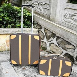 Bagageset Dames Reistas Koffer 20 inch handbagage Trolley Rolling Wheel Plunjezakken FEDEX of UPS snelle levering293G