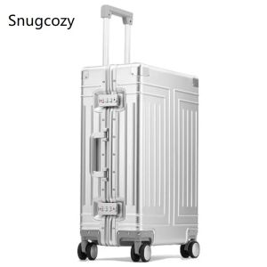 Bagages à bagages à bagages à bandoulière de haut niveau 100% en aluminummagnesium Perfect for Spinner Brand Travel Suitcase