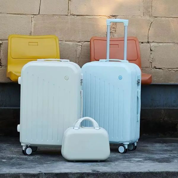 Luggage Travel Mutase Set Universal ABS+PC Madura Rolling Luggage Trolley Luggage Bag Set de moda con ruedas con ruedas