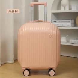 Bagages yl3213 Nouvelle petite valise légère pour femmes 18 pouces mignonnes bouillons universelles Boîte de mot de passe antifall