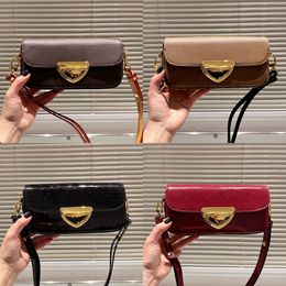 Luis Vuittons Bag Lvse LouiseViution Pattern Luxury Canvas Beverly Women Coated Pochettes Brand l Shield Lock Patent Leather Underarm Pouch Handbag Lady Adjustabl