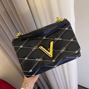 Luis Vuittons Classic Lvse Louiseviutionbag Bag de diseñador GO14 Luxury Women Crossbody New Tote Bag French Brand Twist Cover Billet de alta calidad LEY GENUINE LEA