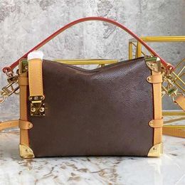 Luis Vuittons Evening Lvse LouiseHandbag Handbag Designer Trunk Side Sacs Luxury PM Crossbody Sacs