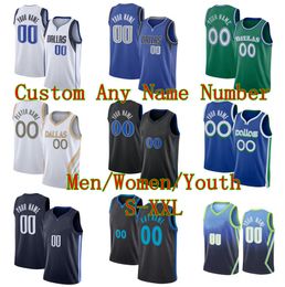 Luka Doncic Kyrie Irving Basketball Jerseys Any Numebr 2023/24 Fans City Jerseys Men Youth Women Women S-xxl