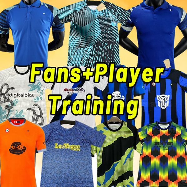 Lukaku Soccer Jerseys 23 24 Inter Barella Vidal Lautaro Eriksen Alexis Dzeko Correa Uniforms Football Shirt 2023 2024 Milan Men Polo Training Ninja