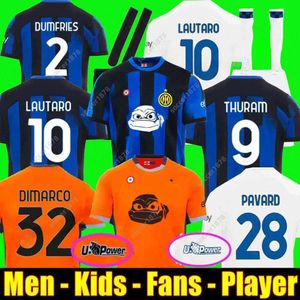Lukaku Soccer Jerseys Barella Correa inters Milans Giroud Ibrahimovic Lautaro Milans Theo Brahim 23 24 Football Shirt 2023 2024 Uniforms Men Kids Kits Kits