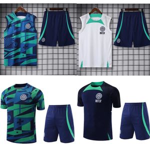 2023 LUKAKU Inter Milans voetbal trainingsvest 22 23 BARELLA VIDAL LAUTARO ERIKSEN INTERS DZEKO CORREA AWAY DERDE UNIFORMS TOPs voetbalshirt heren tenue