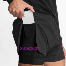 Lul Designer Comfortabele sportcycling yogabroek shorts nieuwe zomer en herenstijl gym gaas ademende training