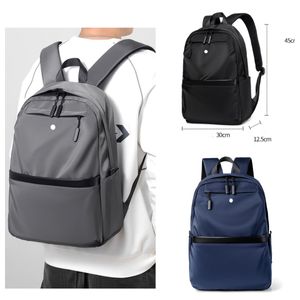 Lul Men Backpack Nylon Tudents Campus Outdoor Bags Heren Lichtgewicht Backpack Business Backpack Grote capaciteit computerzak