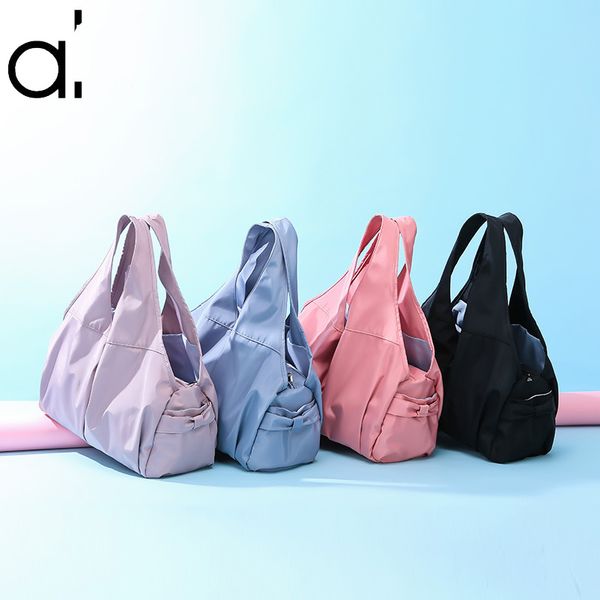 AL Nouveaux sacs de yoga Sac à main de luxe pour femmes Grande capacité Séparation sèche et humide Sac fourre-tout étanche et durable Sac de sport Sac à bandoulière de voyage en plein air