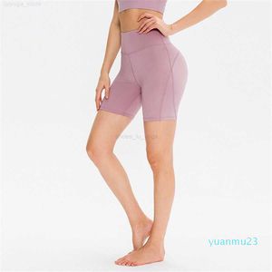 Lul-Yoga Damesshorts Sculpting Stretch Strak Training Sneldrogend Joggingbroek Hoge taille vormgeven Hardloopbroeken Controleer de maattabel om te kopen