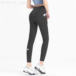 LULL – Leggings de Yoga pour femmes, pantalon de Fitness, Push-Up, exercice de course à pied, avec poche latérale, pantalon serré sans couture, couleur pêche, fesses