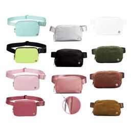 Lulu sac en gros Designer partout ceinture de poitrine en polaire Sac yoga sport lululemens femme femme luxe bandoulière fanny pack eau portable taille sacs banane 823ESS