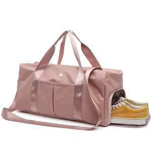 Lulu Designer Gym Duffel Bag voor vrouwen, grote capaciteit Travel Sport Duffle Bag, Yoga Bag, weekendtas, LU008