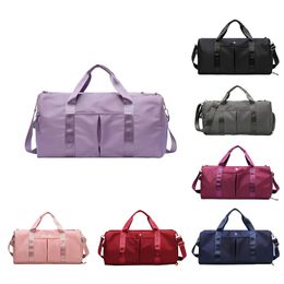 lululemen femmes shopper Duffel Bags 2sizes Crossbody Sport designer de plein air Embrayage keepall bag mens nylon Luxury fourre-tout sacs à main mode Week-end de voyage à l'épaule Sac