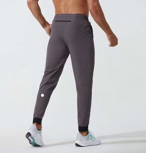 lulu Mannen Broek Yoga Outfit LongJogger Sport Sneldrogend Trekkoord Gym Zakken Joggingbroek Broek Heren Casual Elastische Taille fiyfu