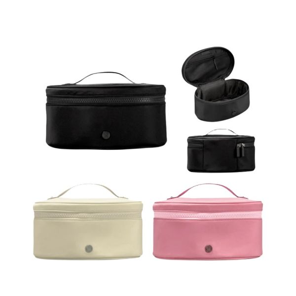 Lulu Oval Top Access Lemon Make Up Bag Estuches de cosméticos para maquillaje Bolso de aseo de viaje para mujer lulu men