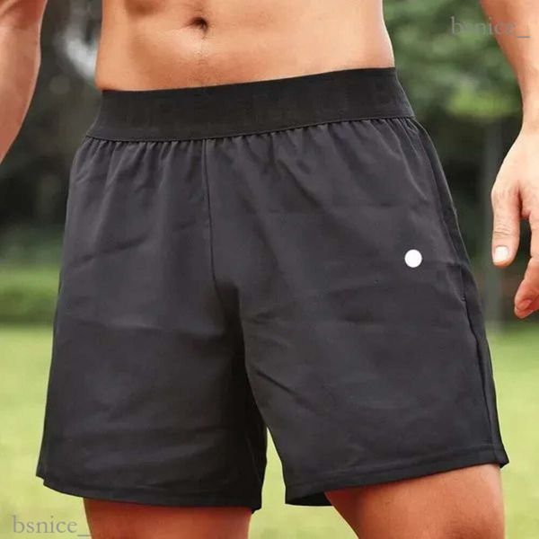 Lulu Run Short Men Shorts Mens Lulu Short con bolsillos laterales con cremallera Super calidad Deportes Playa Ocio Estiramiento Short Swim Short Hombre Tamaño S-XL Transpirable Diseñador 355