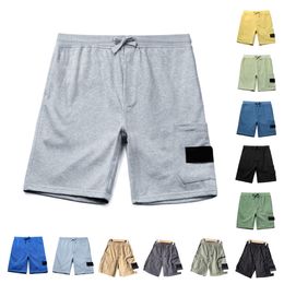 Diseñadores de verano Pantalones cortos para hombre Pantalones de chándal de algodón de color sólido para deportes al aire libre Pantalones cortos de gimnasia para mujer Estilo callejero de hip hop europeo y americano