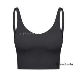 Luluemon Yoga Bra Align Tank Femmes Sport Soutien-Gorge Classique Populaire Fitness Beurre Doux Réservoir Gym Crop Yoga Gilet Beauté Dos Antichoc Avec Amovible 973