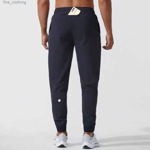 lululemenI Pantalon de jogging long pour homme, tenue de sport, de yoga, séchage rapide, cordon de serrage, poches de gym, pantalon de survêtement décontracté, taille élastique, Fiess lgk886