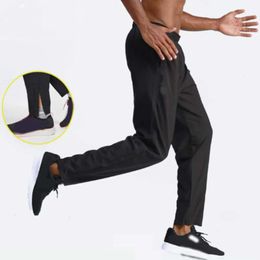 LululemenI – pantalon Long pour hommes, Yoga, Sport de plein air, course à pied, épissage des hanches, séchage rapide, 2024