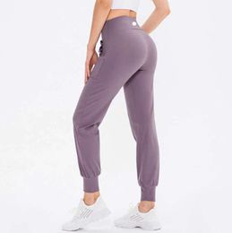 Lululemeni dames vrouwen yoga negende broek running fiess joggers soft high taille elastisch casual jogging 2024 1158ess