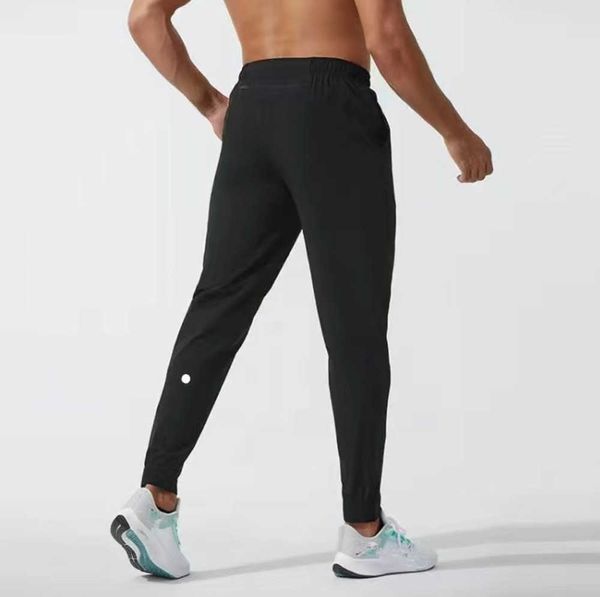 Lululemenli Pantalon court Lululi pour femme, tenue de yoga, jogging, sport, séchage rapide, cordon de serrage, poches de sport, pantalon de survêtement pour homme lulusli décontracté, taille élastique, fitness